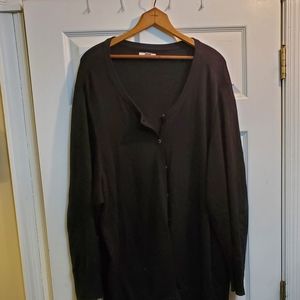 Women's plus size button down sweater 3x